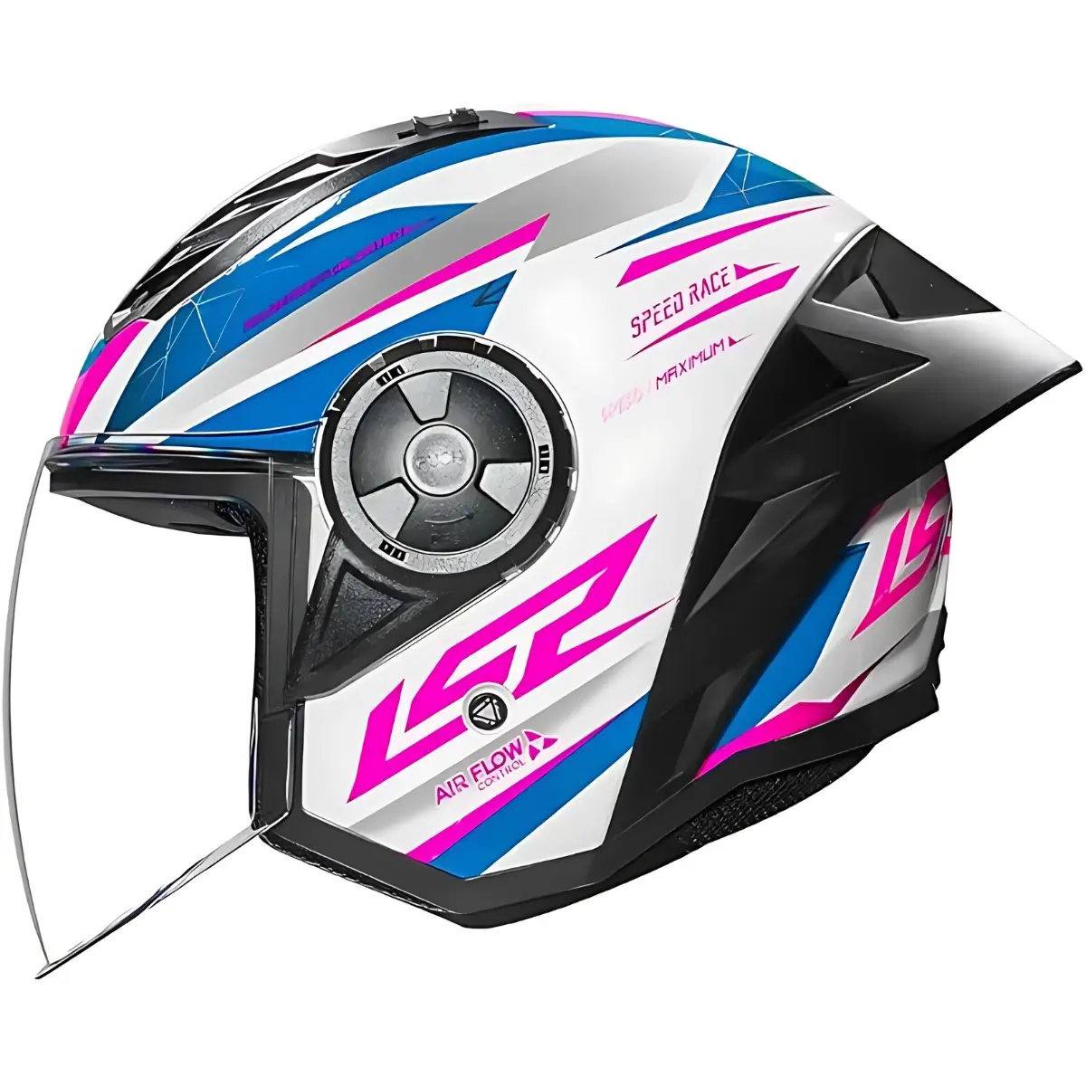 Capacete Airflow Draze Azul/Rosa