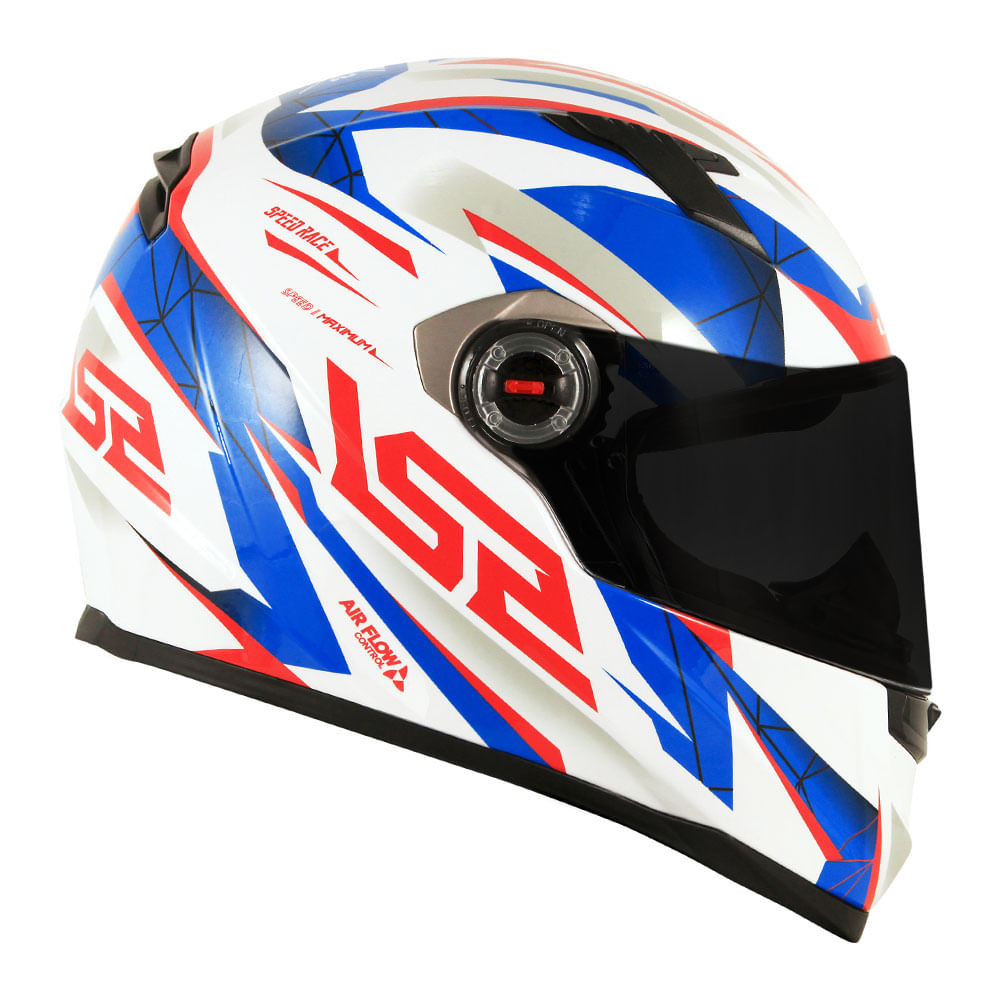 Capacete FF358 Azul/Vermelho
