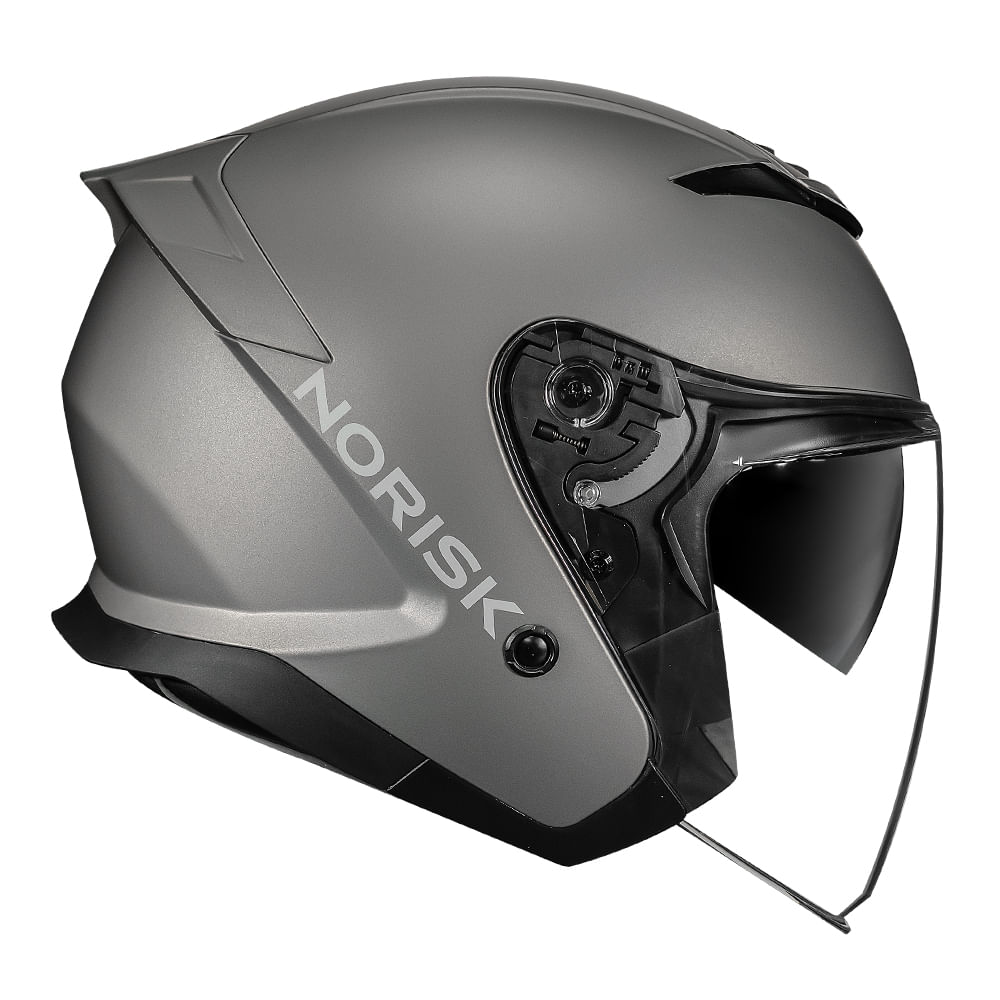 Capacete City Monocolor Cinza Fosco