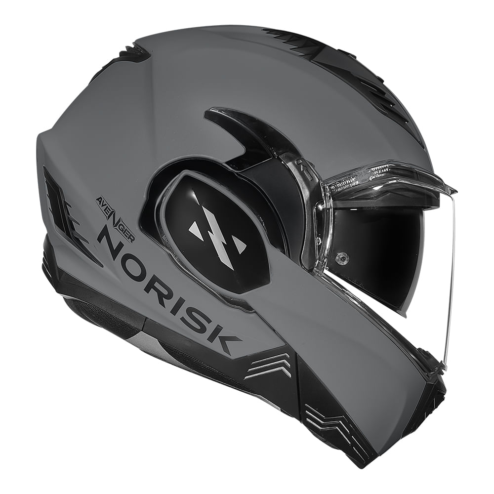 Capacete Avenger Monocolor Nardo Cinza