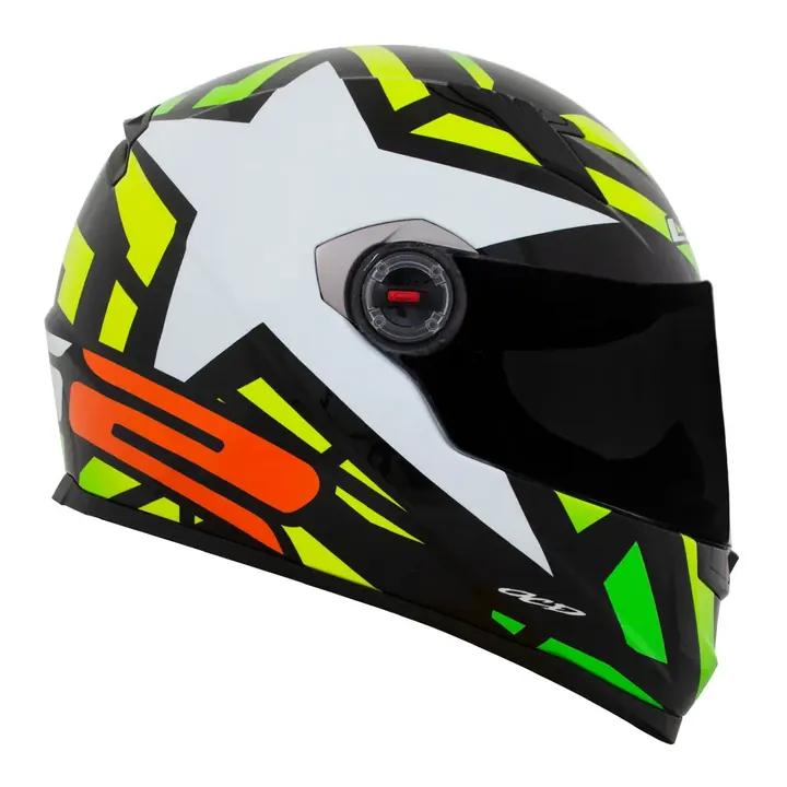 Capacete XDron Amarelo/Verde