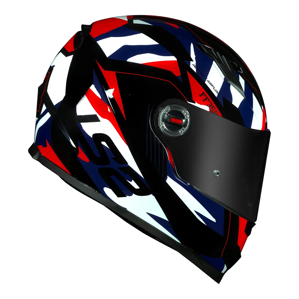 Capacete Classic Tank Vermelho/Azul